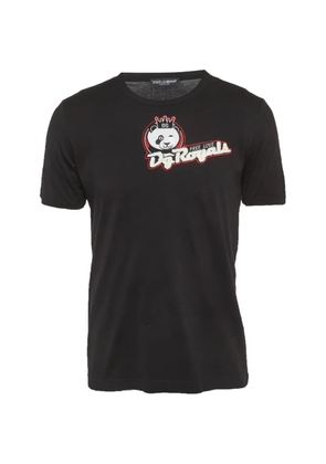 Dolce & Gabbana Pre-Owned appliqué jersey T-shirt - Black