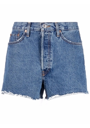 RE/DONE 90s high-waist denim shorts - Blue