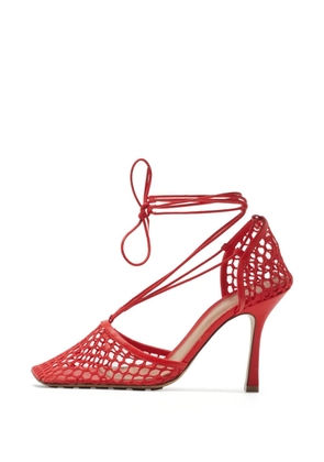 Bottega Veneta Pre-Owned Stretch ankle-wrap pumps - Red