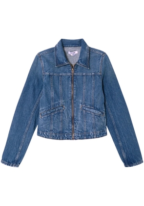 RE/DONE zip-up denim jacket - Blue