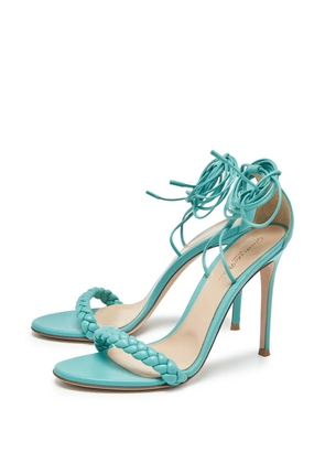 Gianvito Rossi Leomi braided sandals - Blue