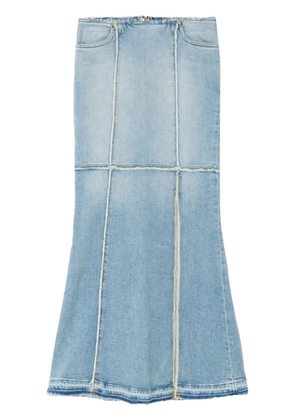 RE/DONE mermaid denim skirt - Blue