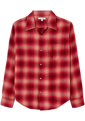 RE/DONE 60s plaid button shirt - Orange