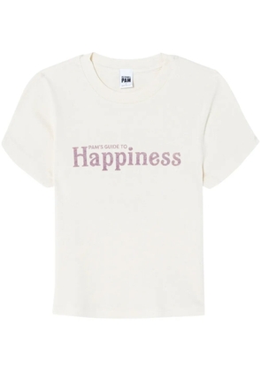 RE/DONE x Pamela Anderson cotton T-shirt - Neutrals