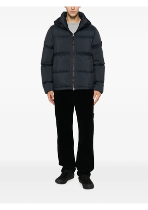 Stone Island Matt Ripstop Cordura hooded padded jacket - Blue