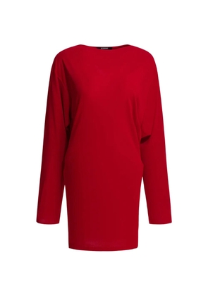 Jacquemus La Mistral open-back draped dress - Red
