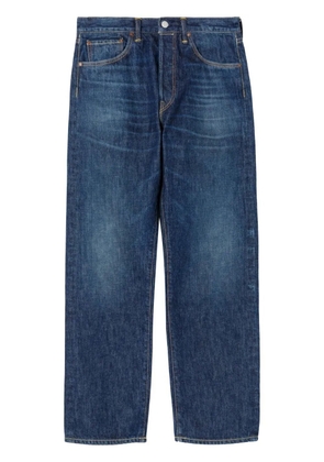 RE/DONE mid-rise straight-leg jeans - Blue