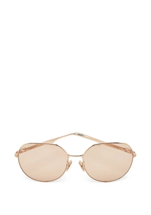 Fendi Pre-Owned FF0451/F/S oversized sunglasses - Pink