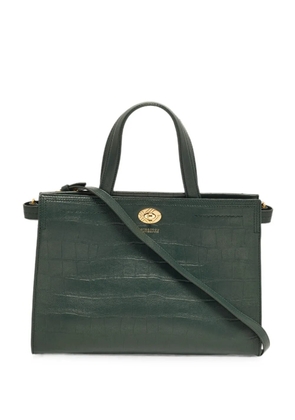 Burberry Pre-Owned Cotswold small croc-embossed tote bag - Green