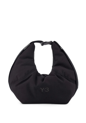 Y-3 Crescent logo-print tote bag - Black