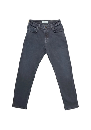 BARMAS cotton slim-fit tapered-leg jeans - Grey
