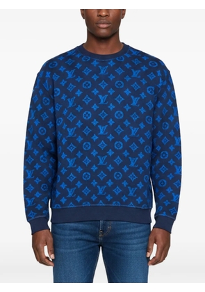Louis Vuitton Pre-Owned 2019 Monogram jacquard sweater - Blue