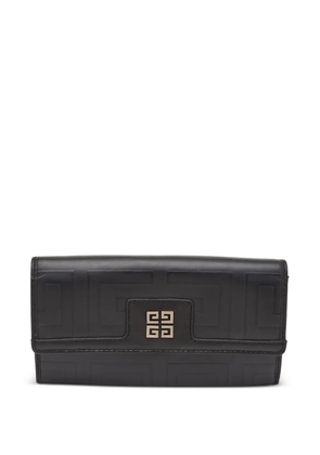 Givenchy Pre-Owned Monogram flap continental wallet - Black