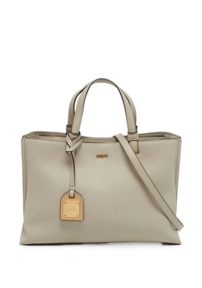 DKNY Alya leather tote bag - Neutrals