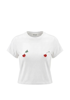 Monse cherry-print T-shirt - White