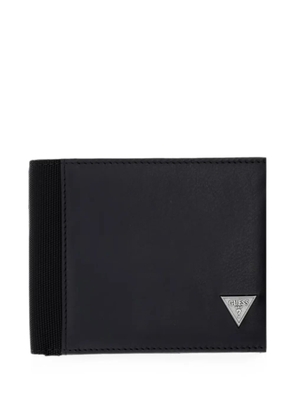 GUESS USA Berna logo-plaque bifold wallet - Black