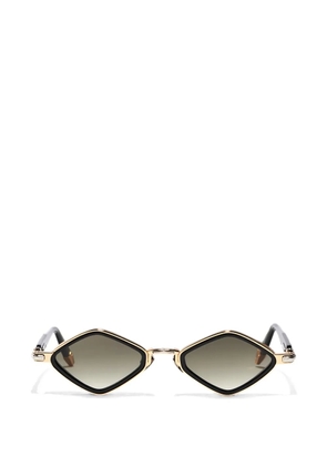 John Dalia Lana geometric-frame sunglasses - Gold