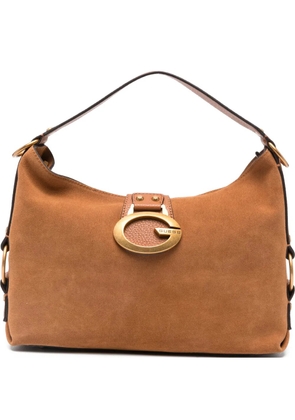 GUESS USA Camden suede shoulder bag - Brown