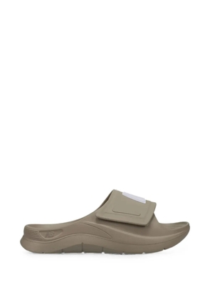 New Balance 202XA logo-patch slides - Neutrals