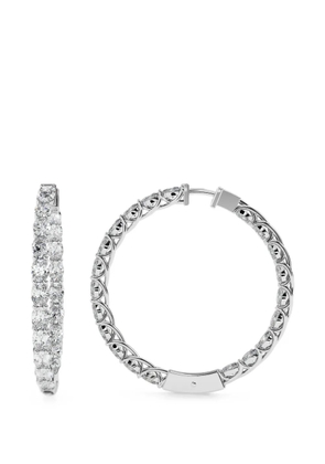Diamond Essentials diamond hoop earrings - Silver