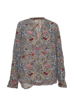 Zadig&Voltaire Tink floral-print blouse - Blue
