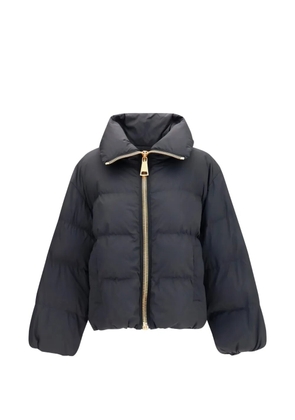 Balmain high-collar padded jacket - Grey