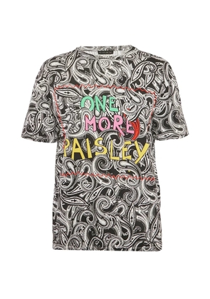 Etro Pre-Owned Paisley-print short-sleeve T-shirt - Black