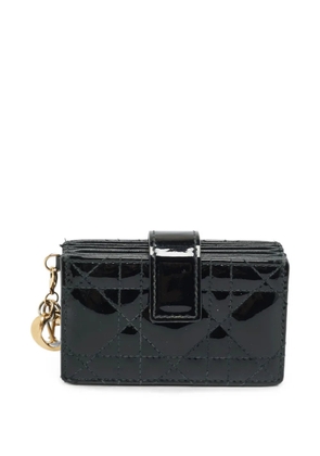 Christian Dior Pre-Owned 2018 Lady Dior Cannage card case - Black