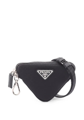 Prada Pre-Owned Tessuto triangle pouch - Black