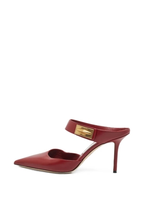 Jimmy Choo Pre-Owned Smokey pointed-toe mules - Red