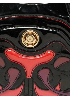 Alexander McQueen Pre-Owned Turnlock patent-leather tote bag - Black