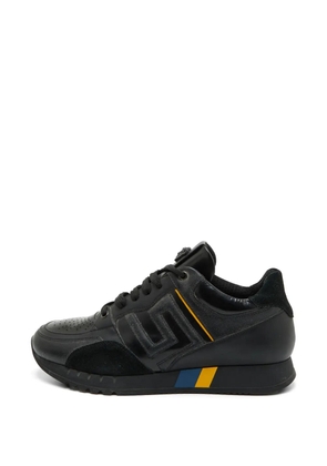 Versace Pre-Owned Odissea leather sneakers - Black