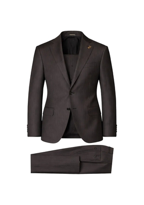 Pal Zileri pinstripe-pattern suit - Brown