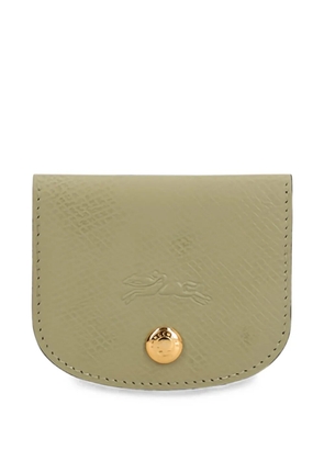 Longchamp Épure leather card holder - Green