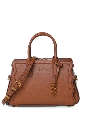 Michael Kors XS Laila scalloped-edge handbag - Brown
