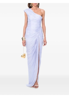 Ana Radu one-shoulder ruched maxi dress - Purple