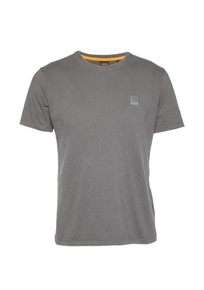 BOSS GREEN HUGO BOSS logo-patch T-shirt - Grey