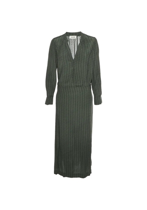 Zadig&Voltaire Rinki ZV-print maxi dress - Green