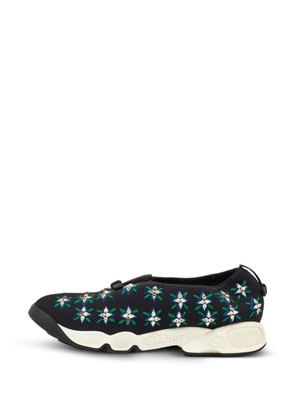 Christian Dior Pre-Owned Fusion crystal-embellished sneakers - Black
