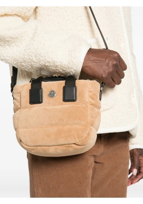 Moncler micro Caradoc cross-body bag - Brown
