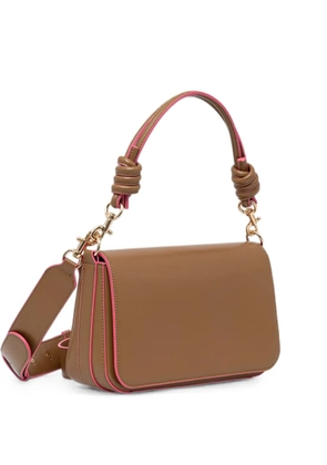 Benetton medium Be knot-detail shoulder bag - Brown