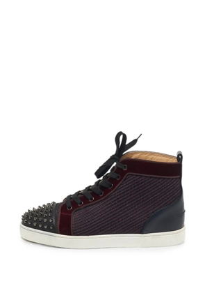 Christian Louboutin Pre-Owned Lou Spike Orlato high top sneakers - Red