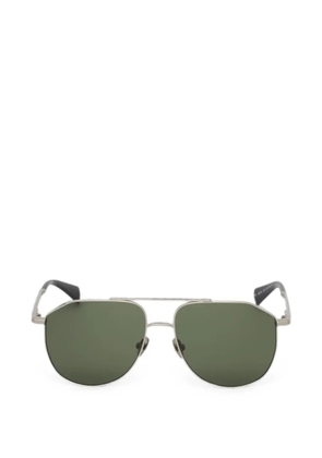 AllSaints geometric-frame pilot sunglasses - Silver