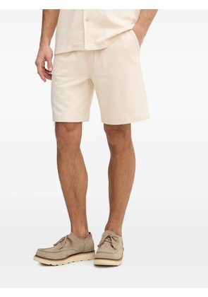GUESS USA logo-plaque shorts - Neutrals