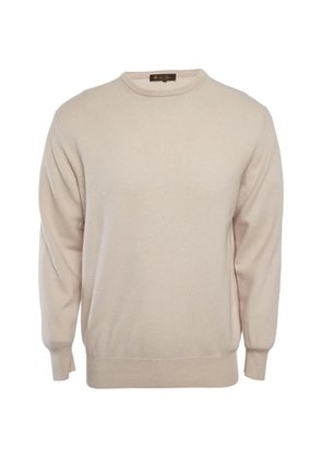 Loro Piana Pre-Owned crew-neck knit sweater - Neutrals