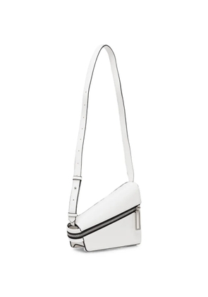 Sisley geometrical cross body bag - White