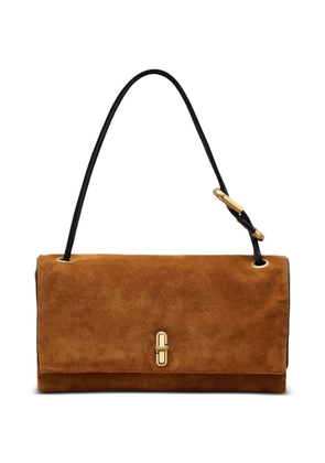 Marc Jacobs large The Suede Dual shoulder bag - Brown