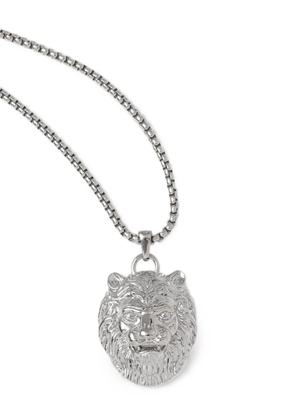 GUESS USA Lion King box-chain necklace - Silver