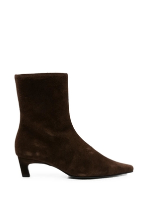 ALOHAS suede pointed-toe ankle boots - Brown