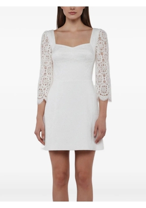 Dolce & Gabbana Pre-Owned jacquard bustier dress - White